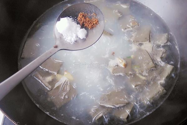 羊血粉丝汤的做法图解8