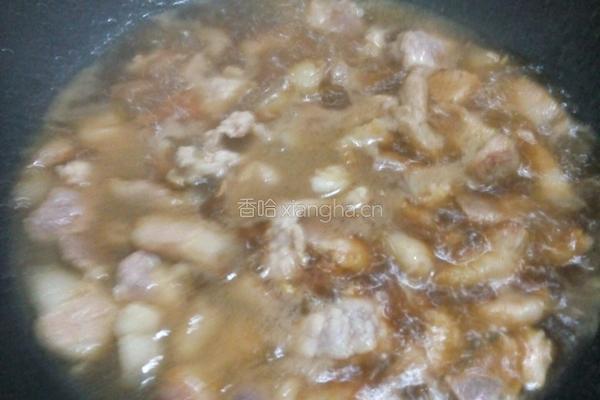 五花肉烧豆腐的做法图解4