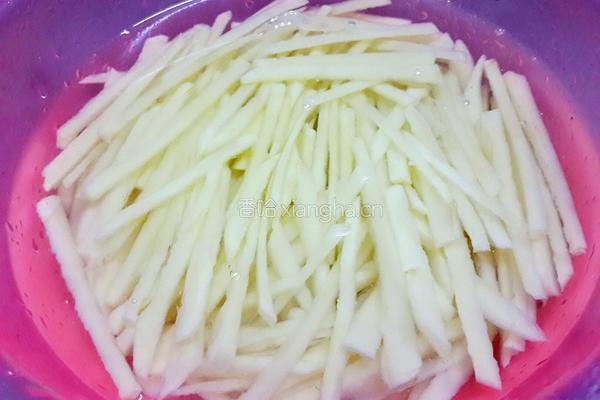 醋溜土豆丝的做法图解2