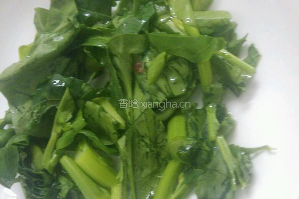 牛肉炒芥兰的做法图解2