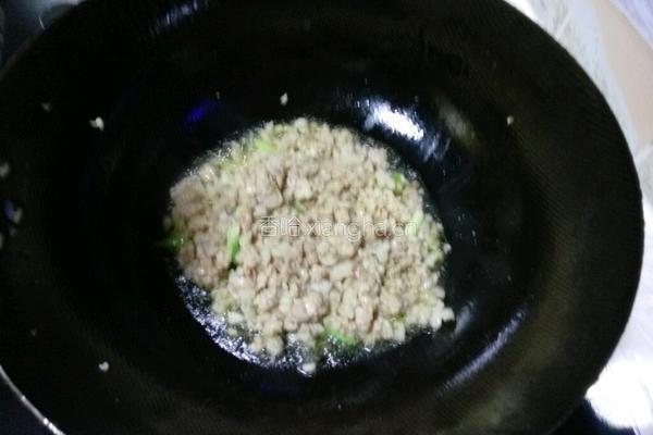肉沫茄条的做法图解5
