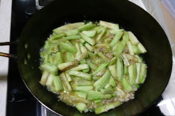 肉沫茄条的做法图解7