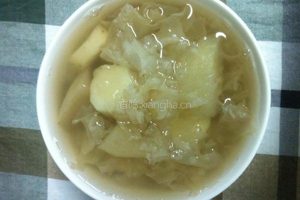 山药雪梨银耳饮的做法图解5