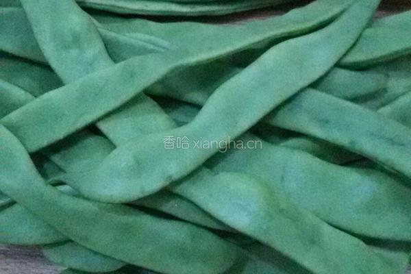 四季豆炒肉丝的做法图解1