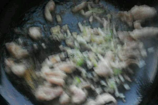 肉片烧双菇的做法图解4