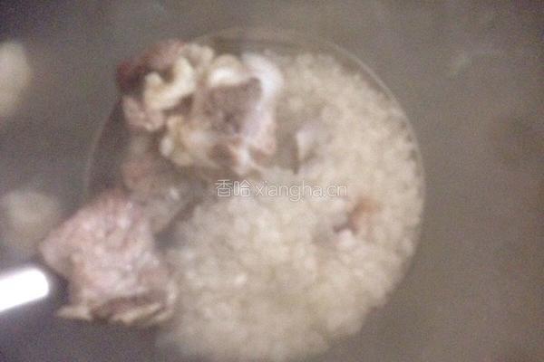 菠菜排骨粥的做法图解9