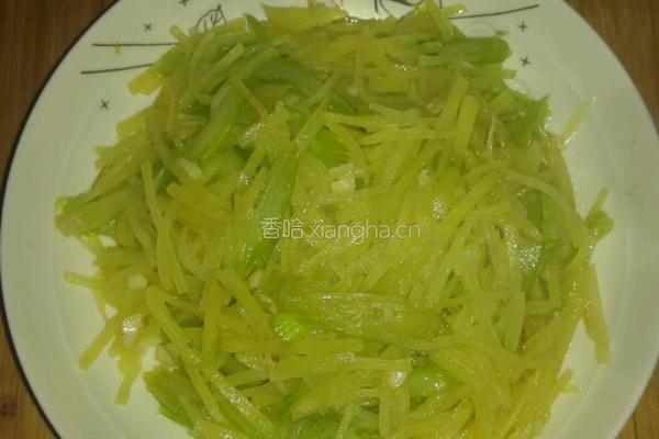 西芹土豆丝的做法图解9