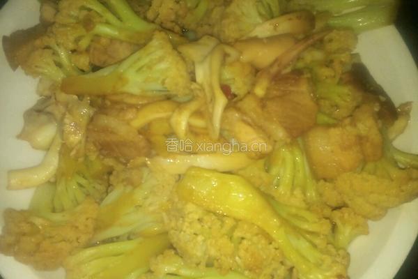 花菜炒肉片