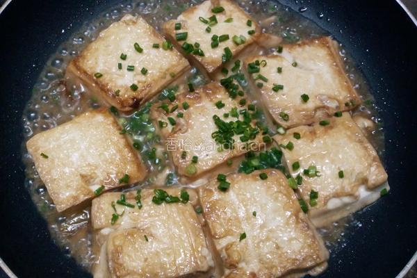 香煎豆腐的做法图解8