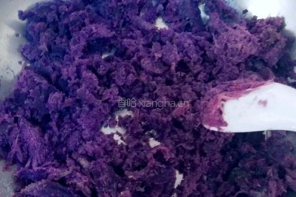 紫薯油馍的做法图解1