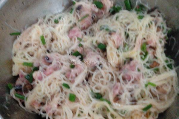 肉沬蒸米粉的做法图解4