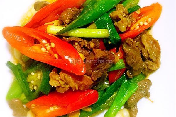 双椒羊肉的做法图解7