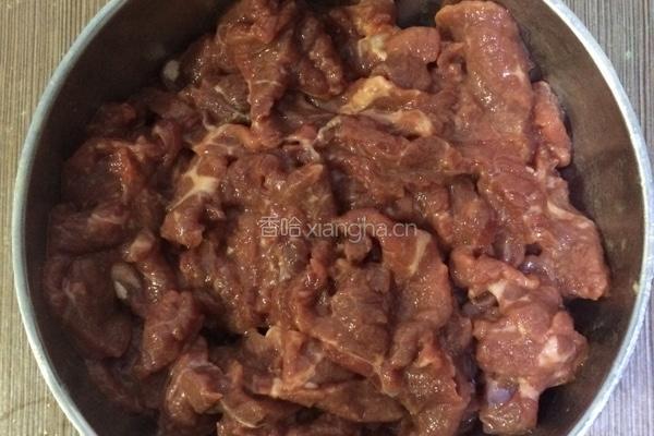小炒牛肉片的做法图解1