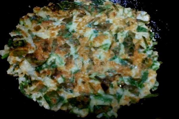米饭菠菜饼的做法图解10