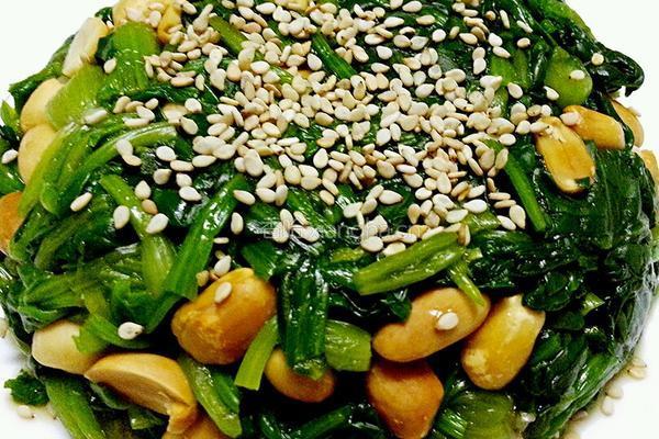 果仁菠菜的做法图解6