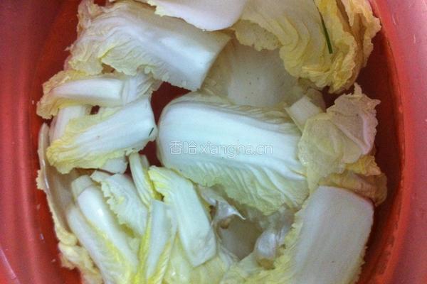 粉丝肉末娃娃菜的做法图解3