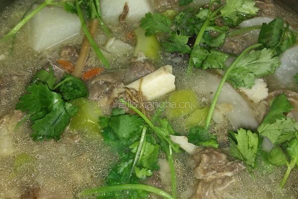 羊肉养生滋补汤的做法图解6