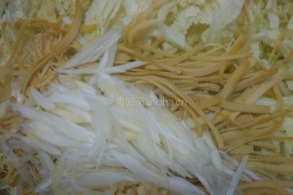 千张白菜丝