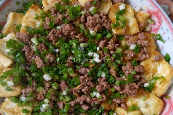 豆腐肉末