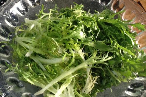 苦菊拌金针菇的做法图解4