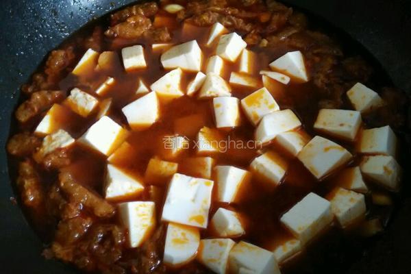 油渣烩豆腐的做法图解6
