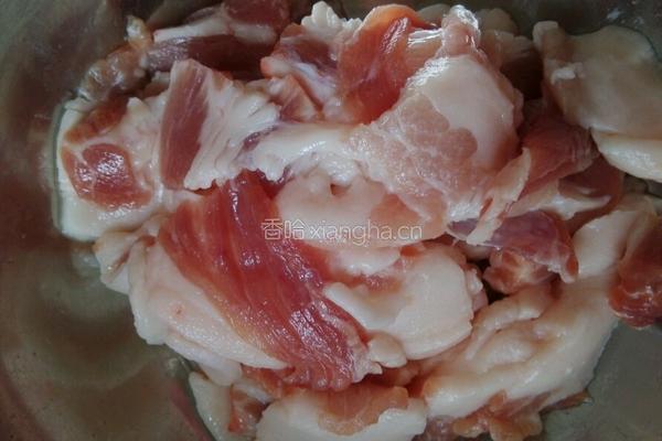 韭黄炒肉片的做法图解2