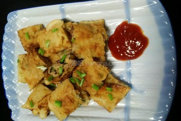 豆腐皮葱包肉