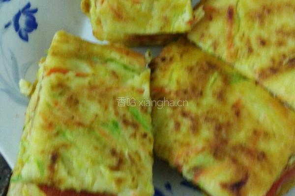 西葫芦夹火腿的做法图解7