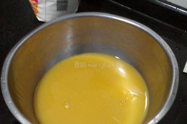 玉米汁馒头的做法图解1