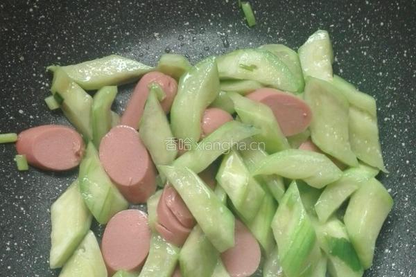 丝瓜火腿烩豆腐的做法图解10