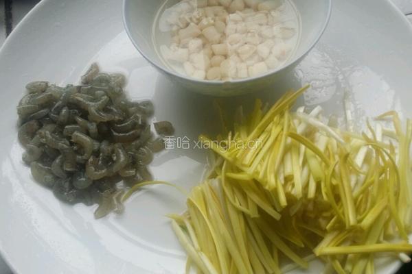 干贝，鲜虾焖豆腐。的做法图解4