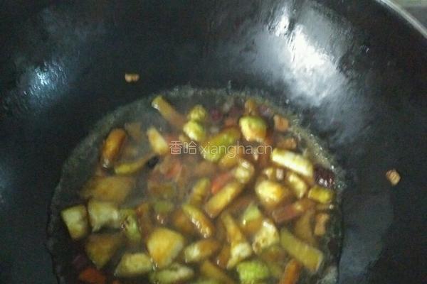 肉沫茄子焖饭的做法图解4