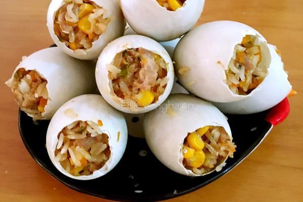咸蛋黄蒸糯米肉的做法图解8