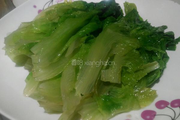 蚝汁生菜的做法图解6