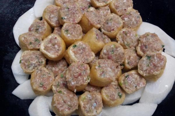 双肉酿油豆腐的做法图解12