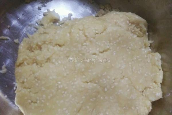 白芝麻酥饼的做法图解3