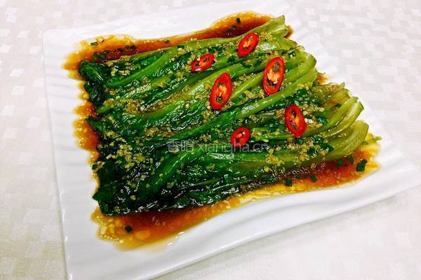 蚝油生菜的做法图解7