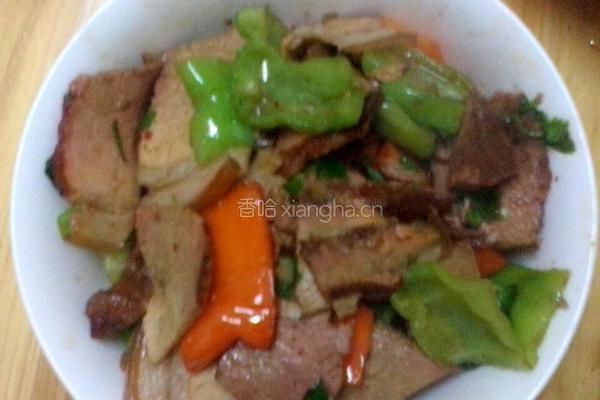 双椒回锅肉的做法图解5