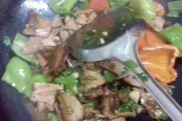双椒回锅肉的做法图解4