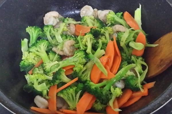 虾仁西兰花的做法图解3
