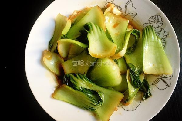 蒜蓉小油菜的做法图解4