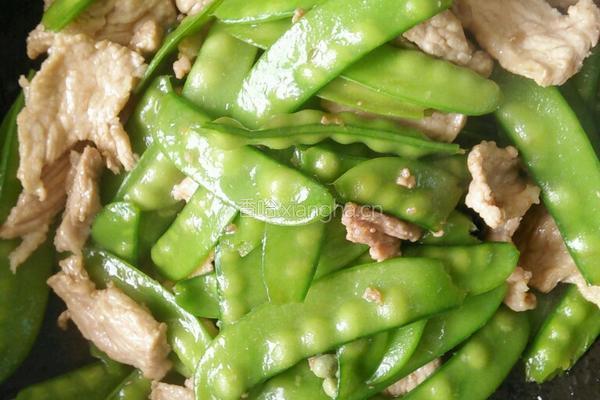 荷兰豆炒肉片的做法图解4