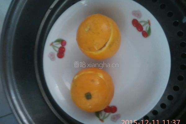 盐蒸橙子的做法图解3