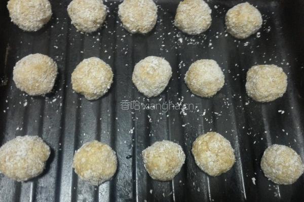燕麦椰蓉酥的做法图解8