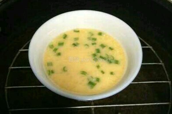 虾米鸡蛋羹的做法图解3