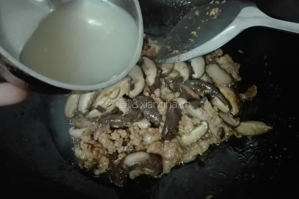 肉末蘑菇烧日本豆腐的做法图解5