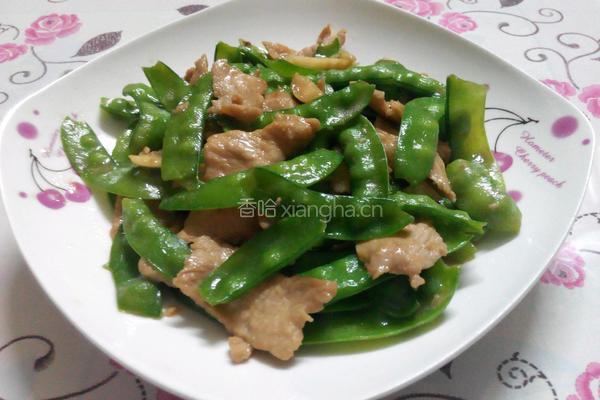 荷兰豆炒瘦肉的做法图解9