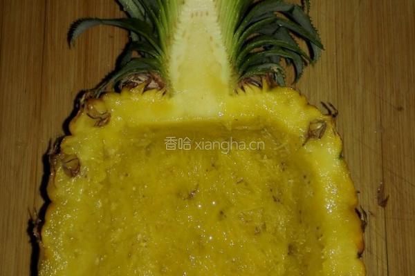 菠萝炒饭的做法图解2