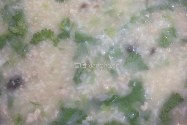 皮蛋肉末粥的做法图解12