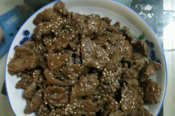 孜然牛肉的做法图解5